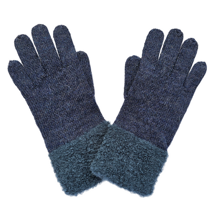 Guantes de Lujo con Detalle Bucle - Baby Alpaca