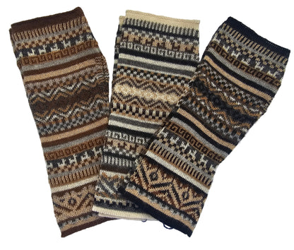 Mitones "Fiesta Andina" en Baby Alpaca 100%