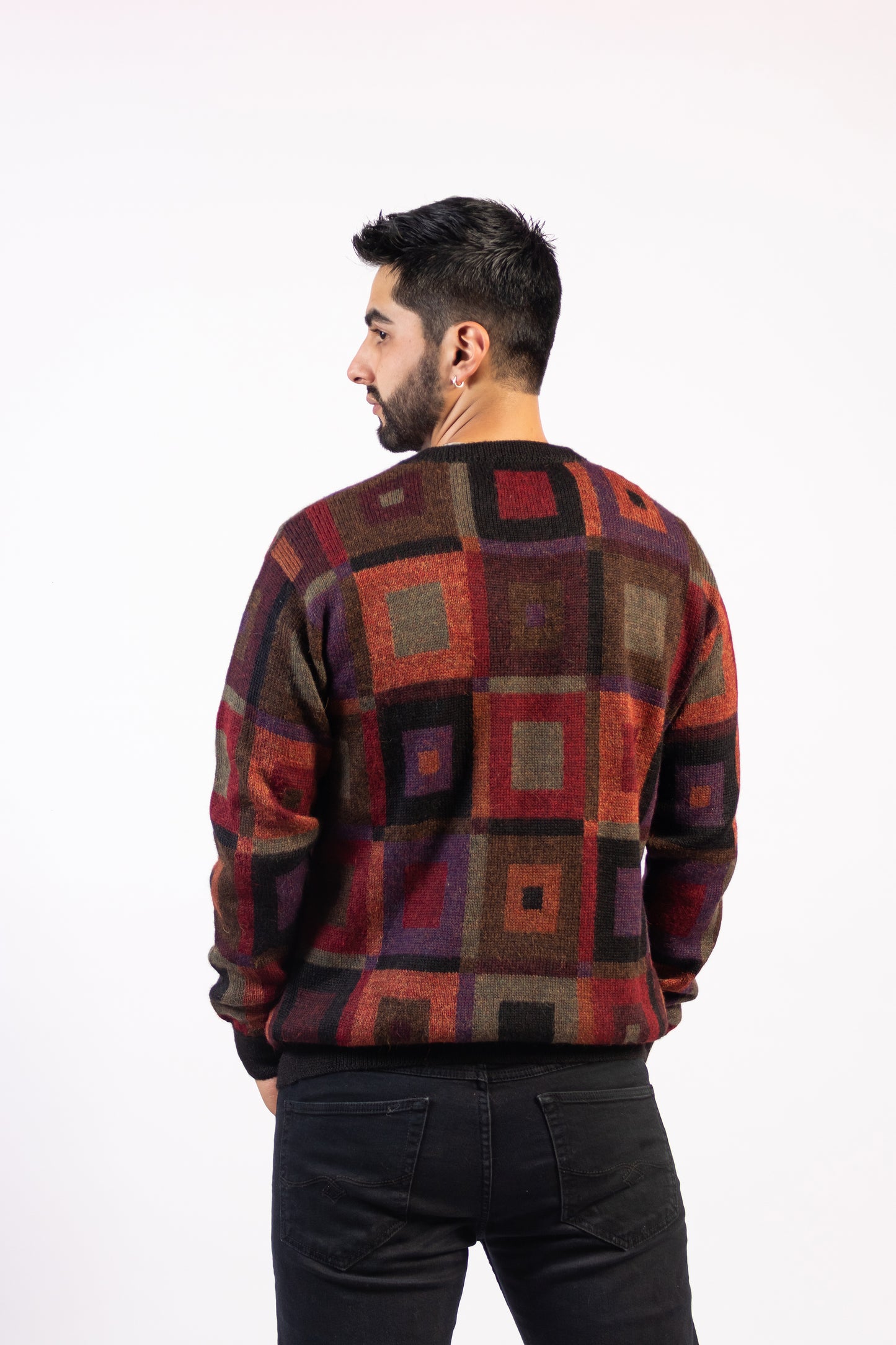 Suéter Earth Box  Andino en 100% Alpaca Premium