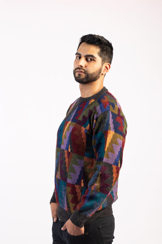 Suéter Estrella Andina en 100% Alpaca Premium