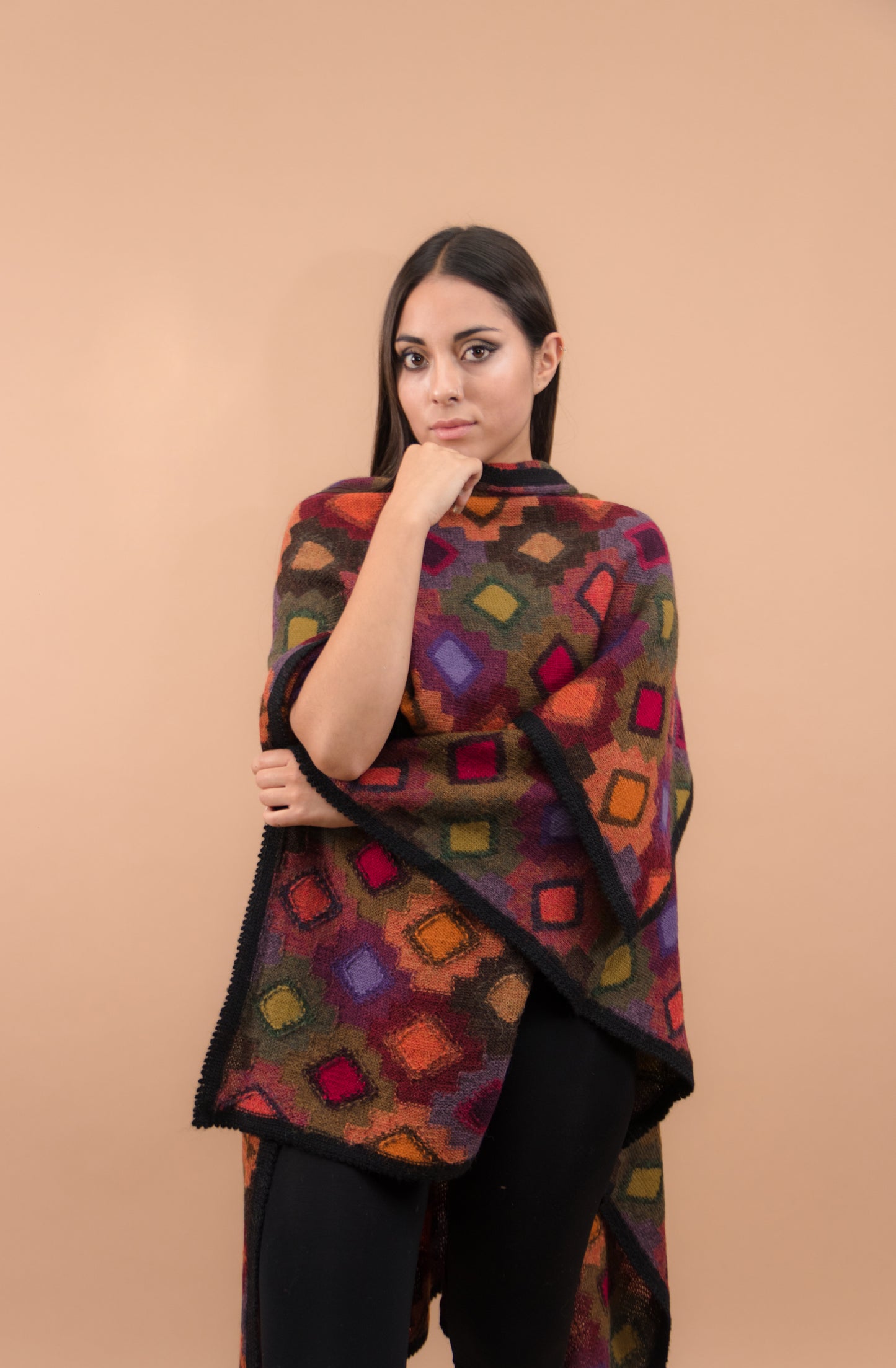 Ruana 100% Alpaca – Full Diseño Chacana